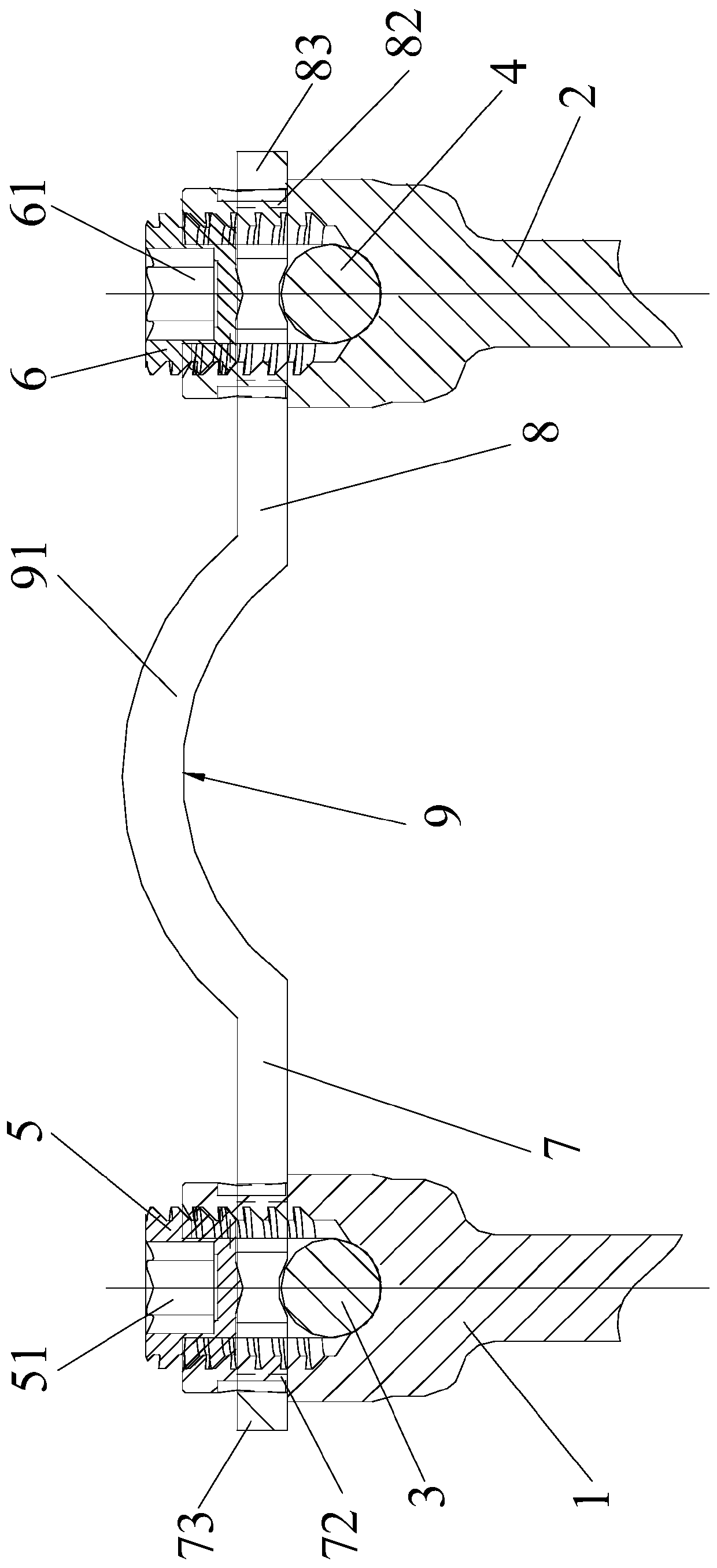 Pedicle screw seat cross-connecting device