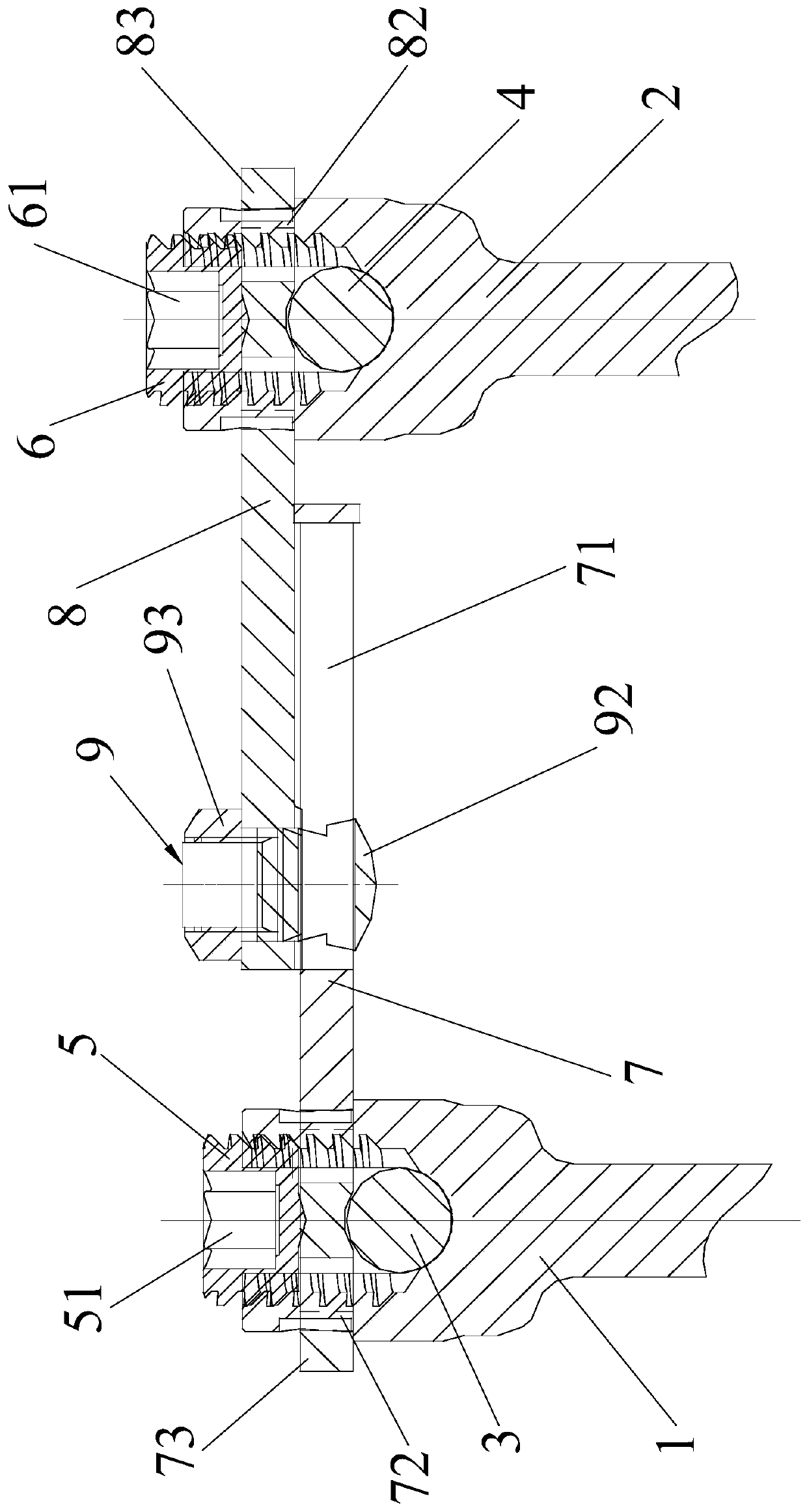 Pedicle screw seat cross-connecting device