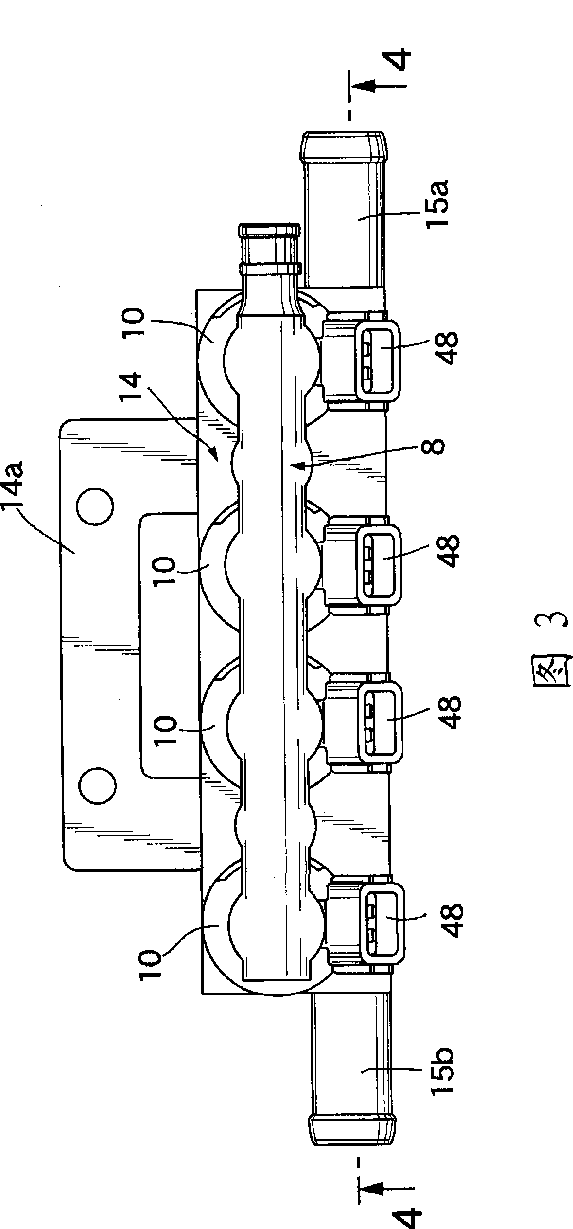 Engine gas fuel supply apparatus