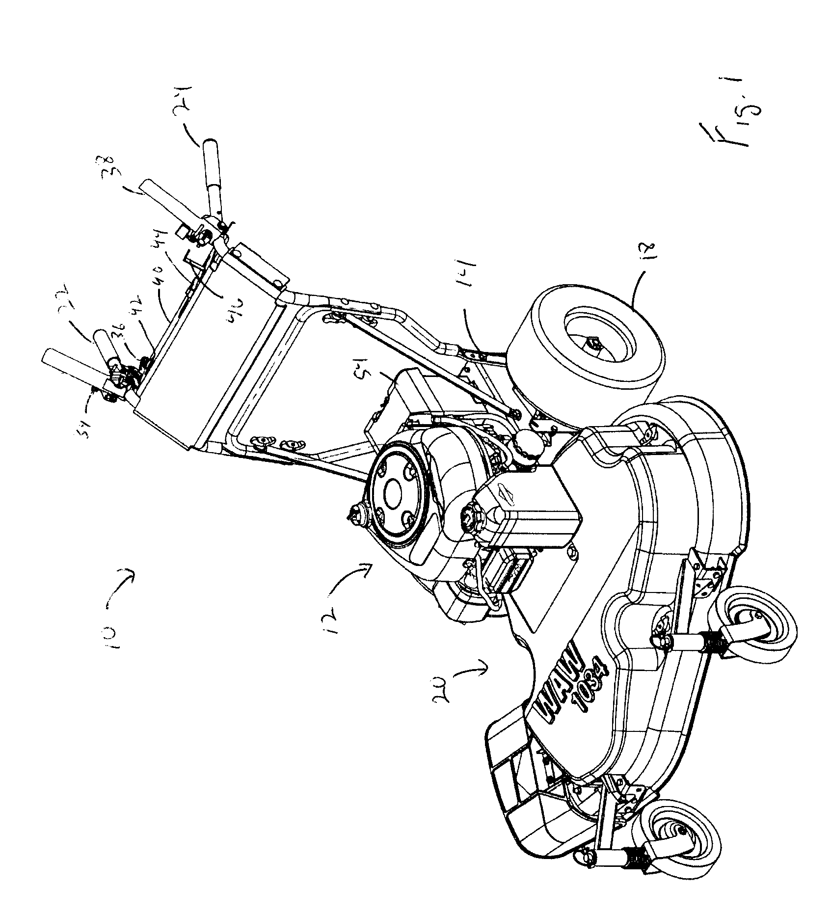 Implement With Two Hand Interlock