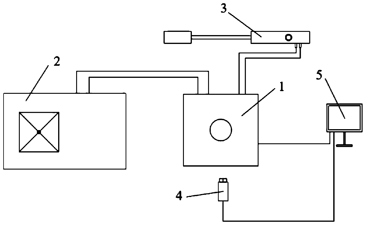 Device and method for low-temperature hydraulic coupling test of rock-like resin material