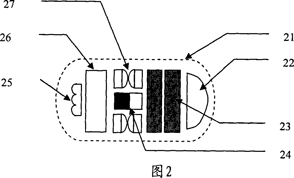 Method and system for tracking internal mini device