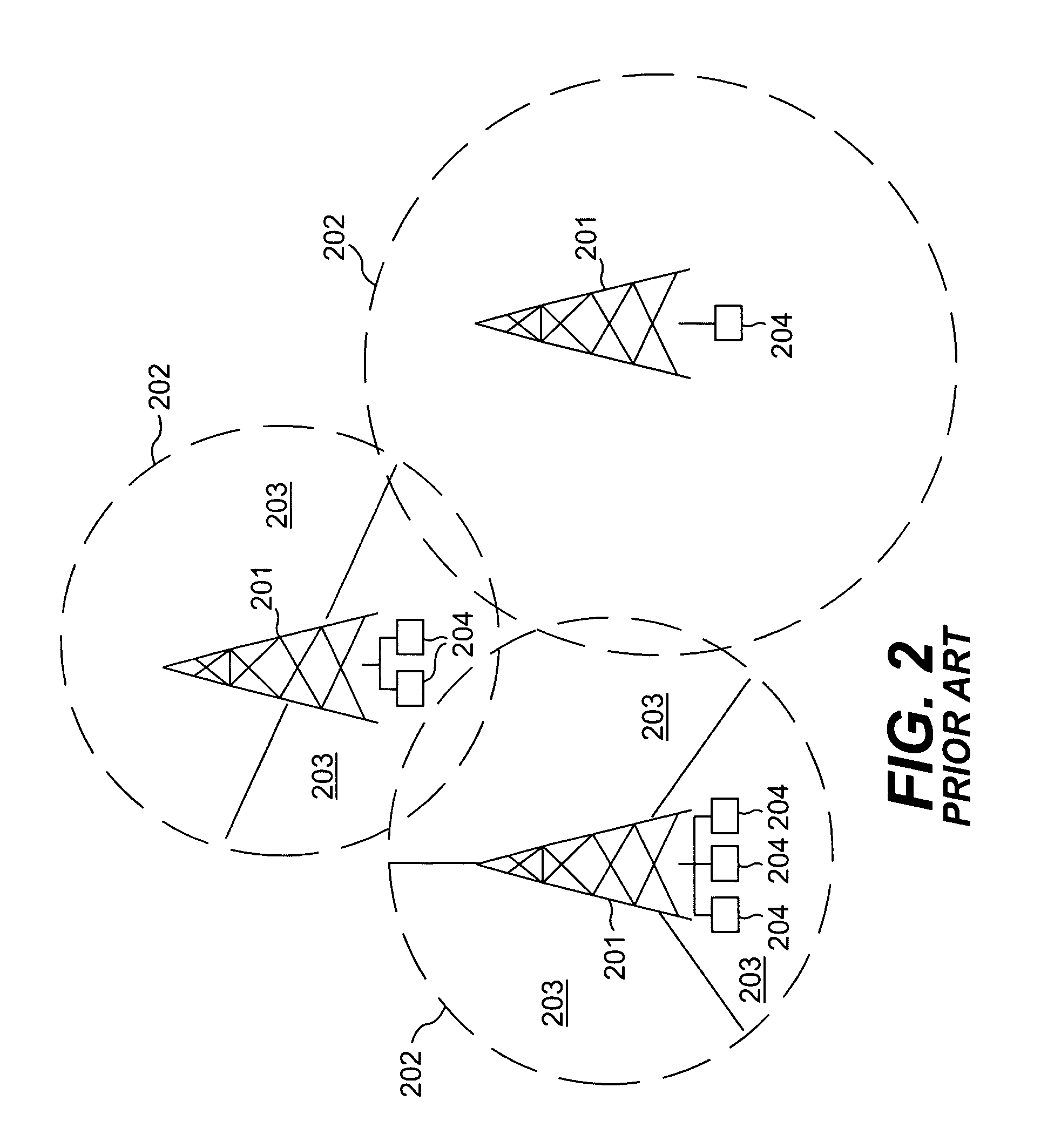 System and method for constructing a carrier to interference matrix based on subscriber calls