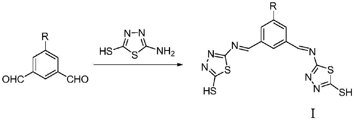 2-mercapto-1,3,4-thiadiazole derivative, and preparation method and application thereof