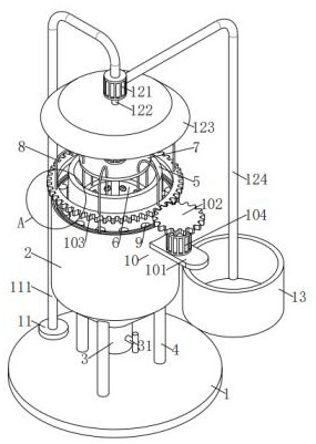 A domestic waste pretreatment device and pretreatment method thereof