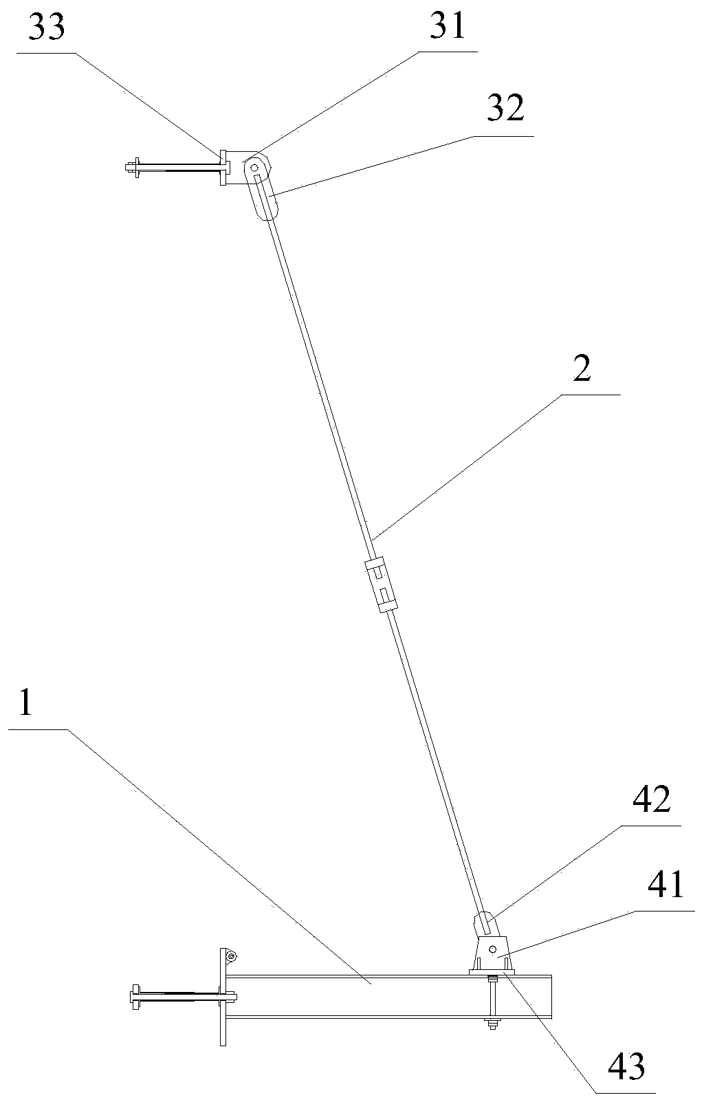 Tie system of assembly type suspension scaffold