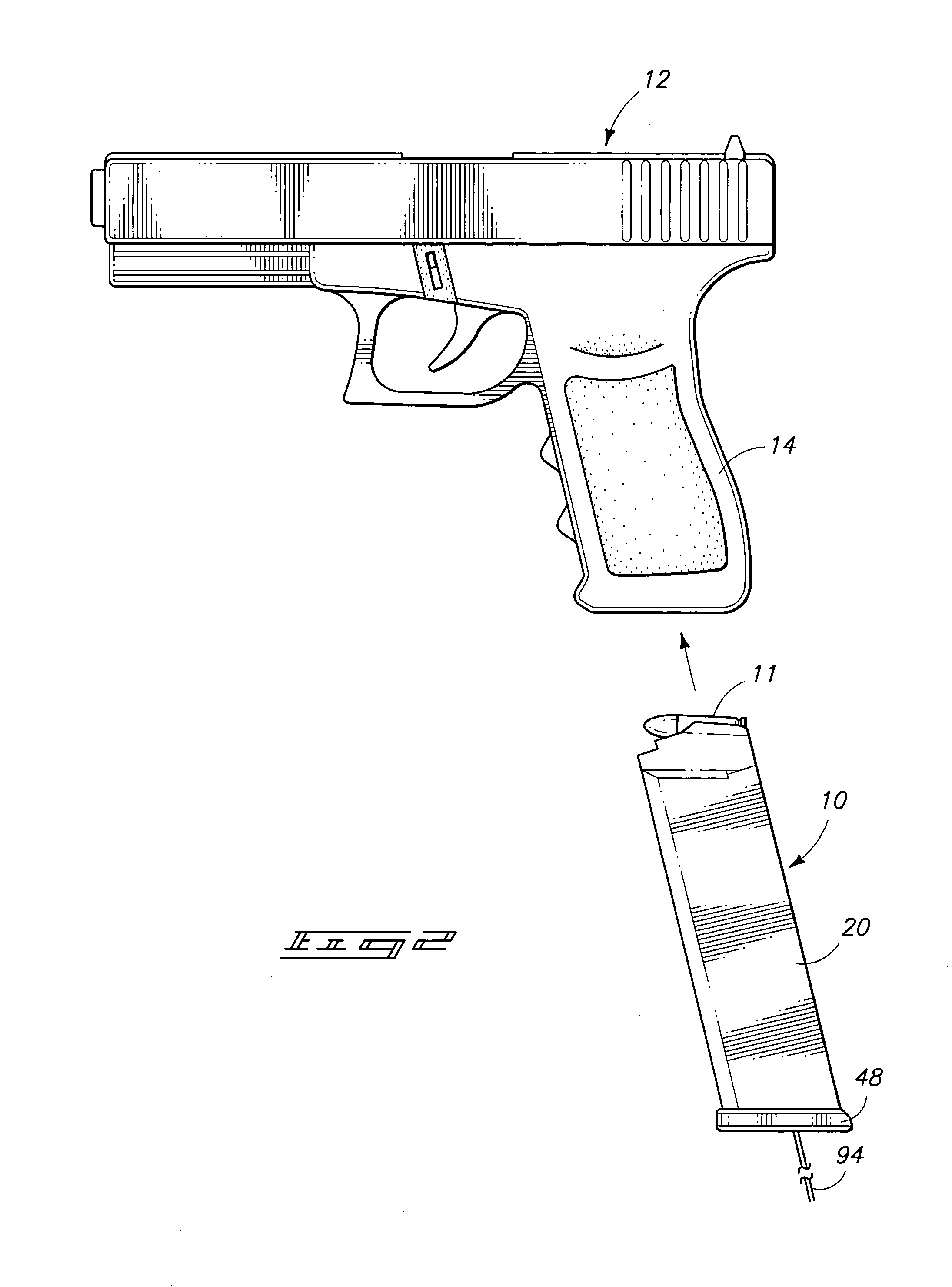 Firearm cartridge clip