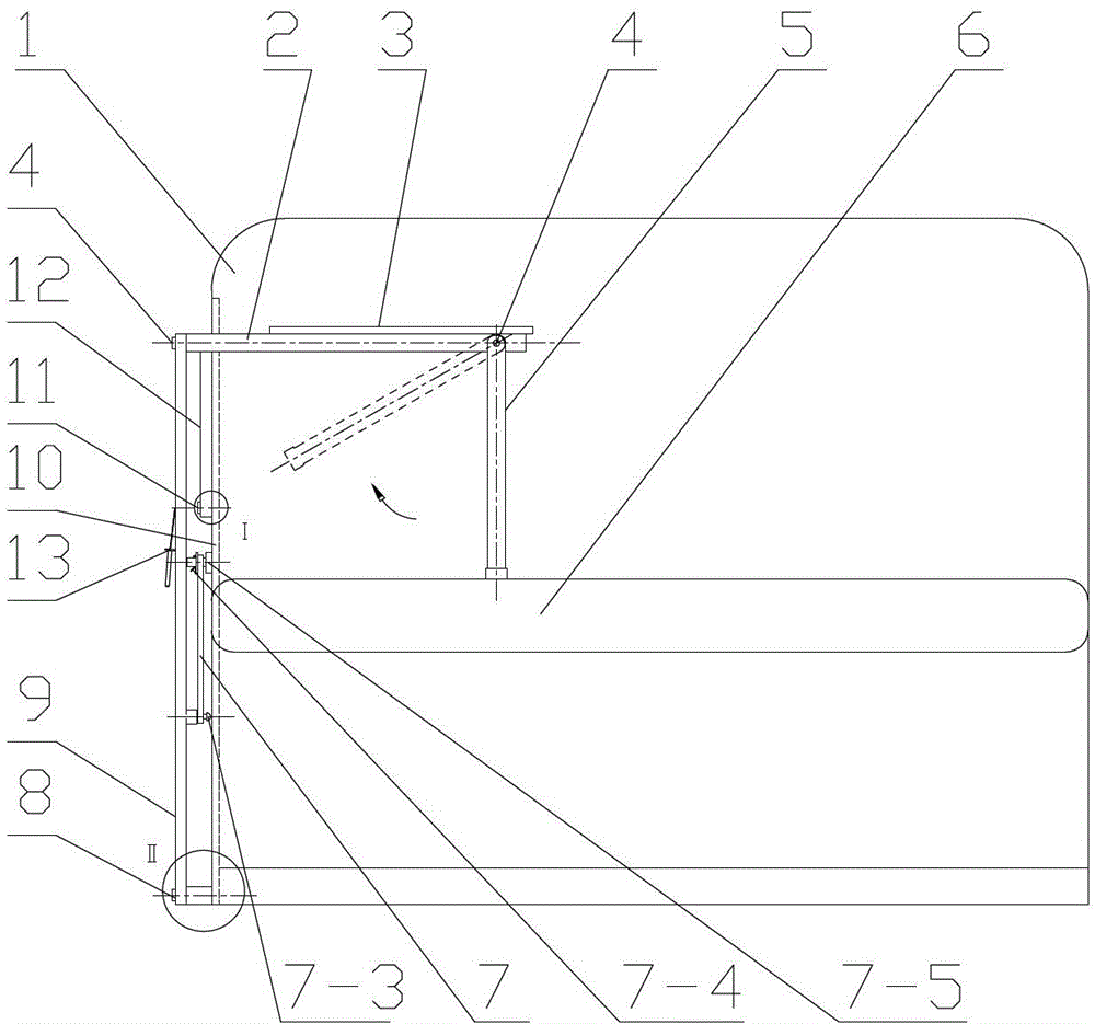 Mounting method of convection heat-radiation foldable notebook computer desk