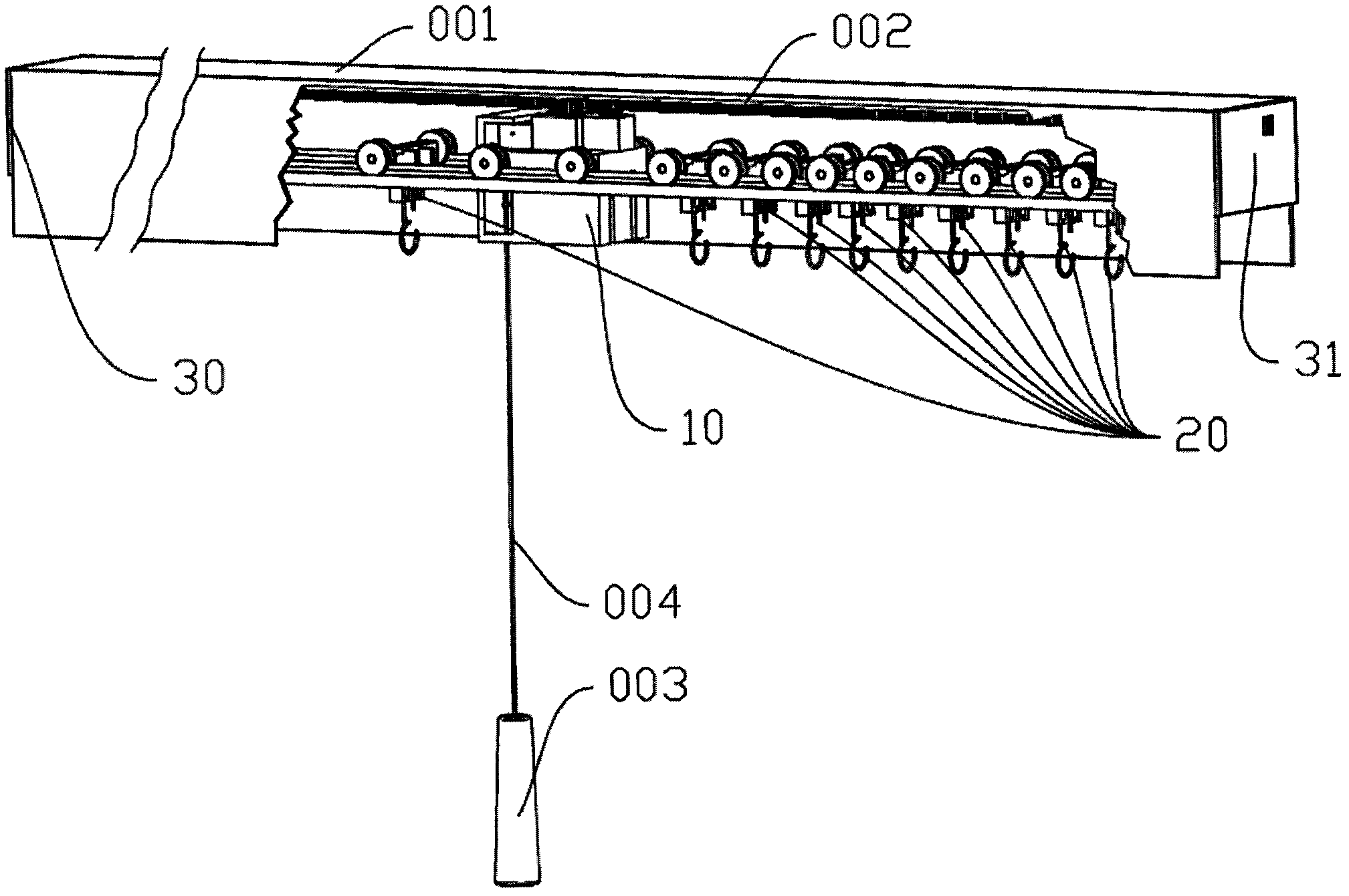 Dual-purpose manual and electric curtain control system