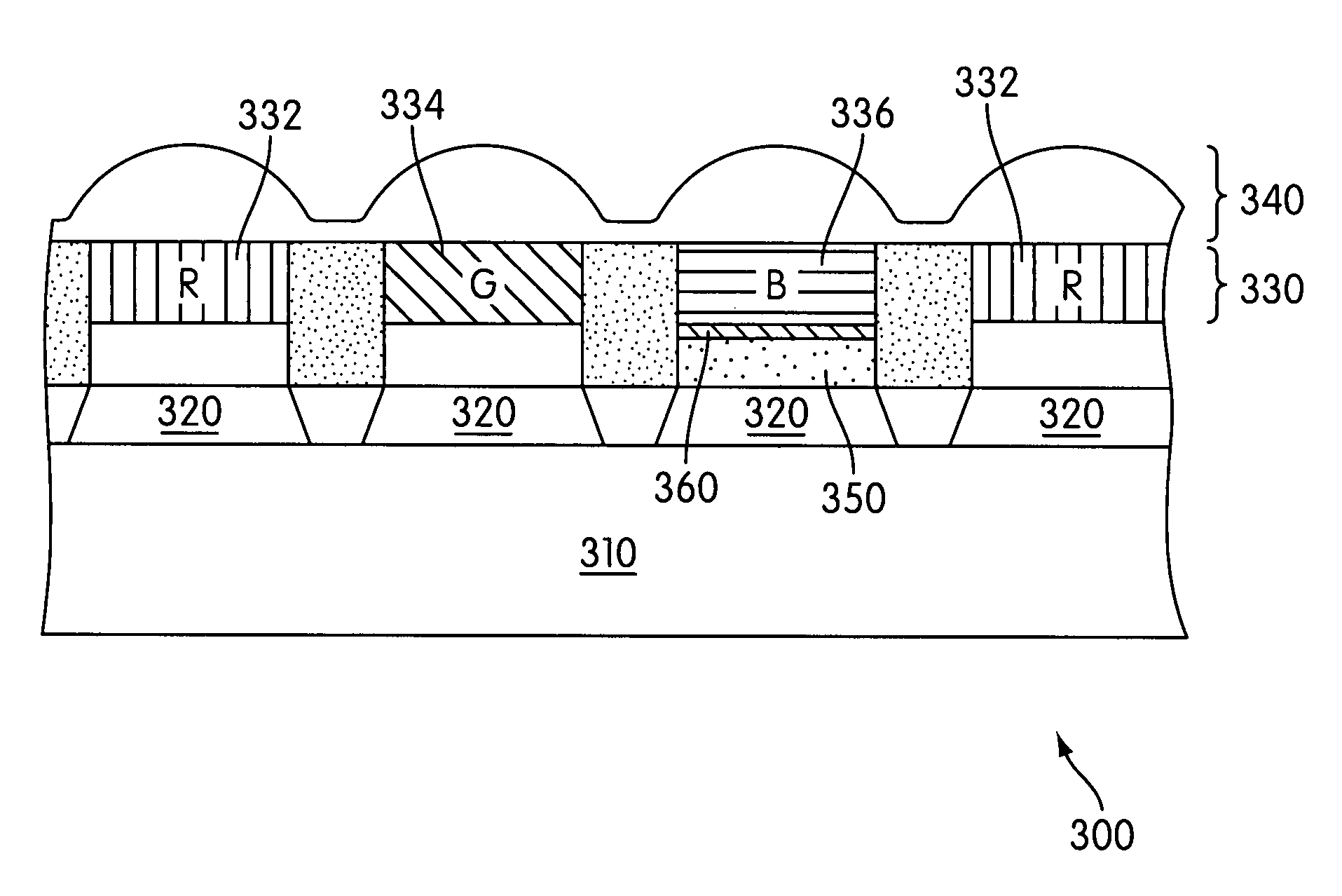 Semiconductor color image sensor responsive at shorter wavelengths