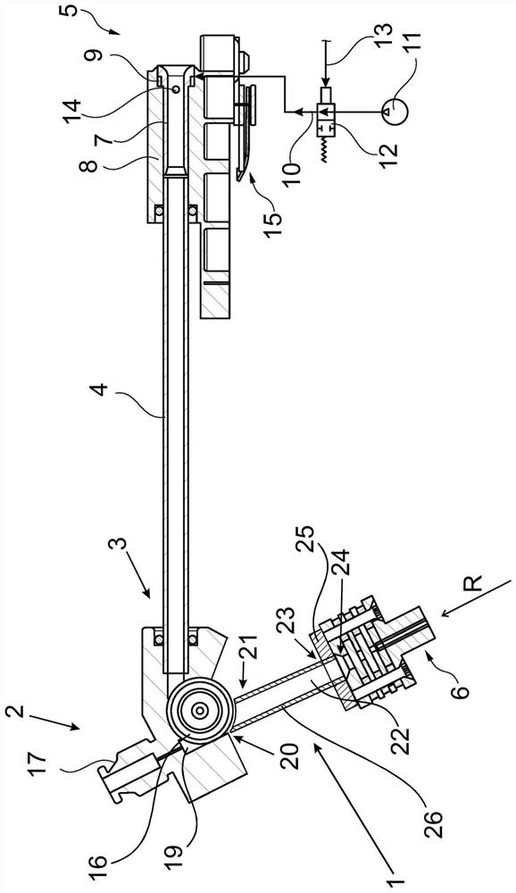 Station and yarn guide of rotor spinning machine