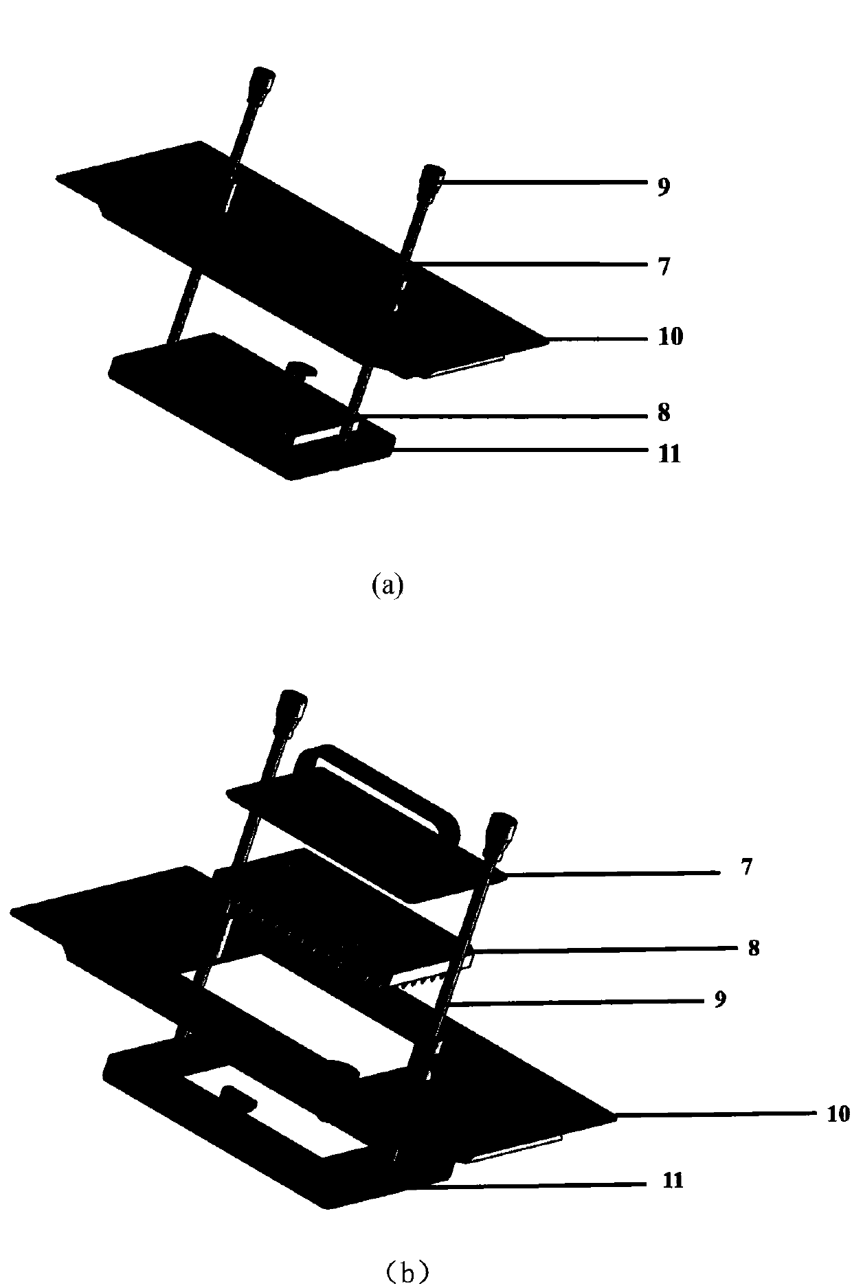 Off-line detection device of ice nucleus concentration and ice formation activity under nucleus infiltration mode and method thereof