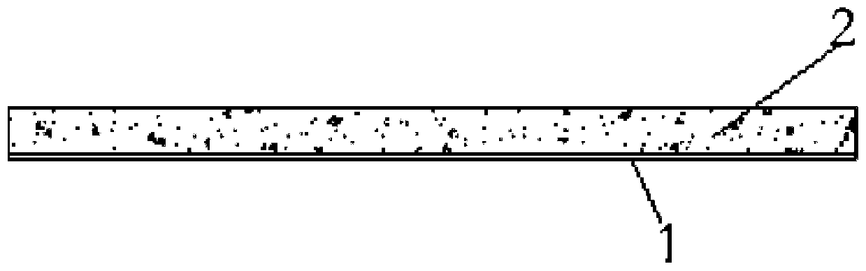 Hybrid fiber concrete prefabricated laminated slab and preparation method thereof