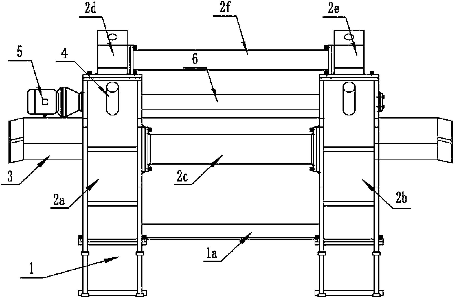 Pipe expansion online straightening device