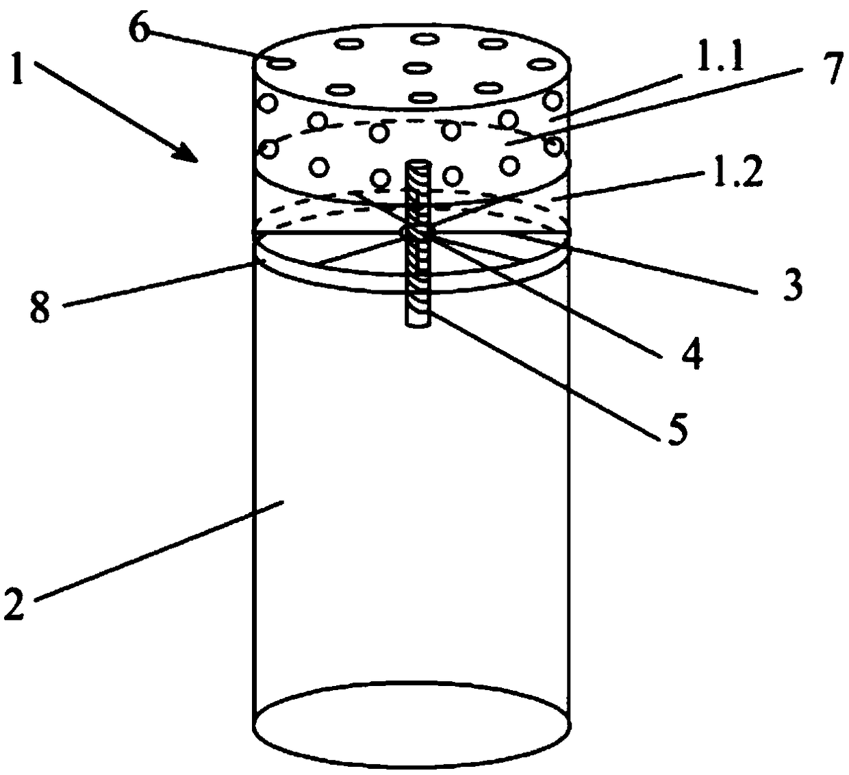 Convenient medicine application device for gynecological external-use medicine