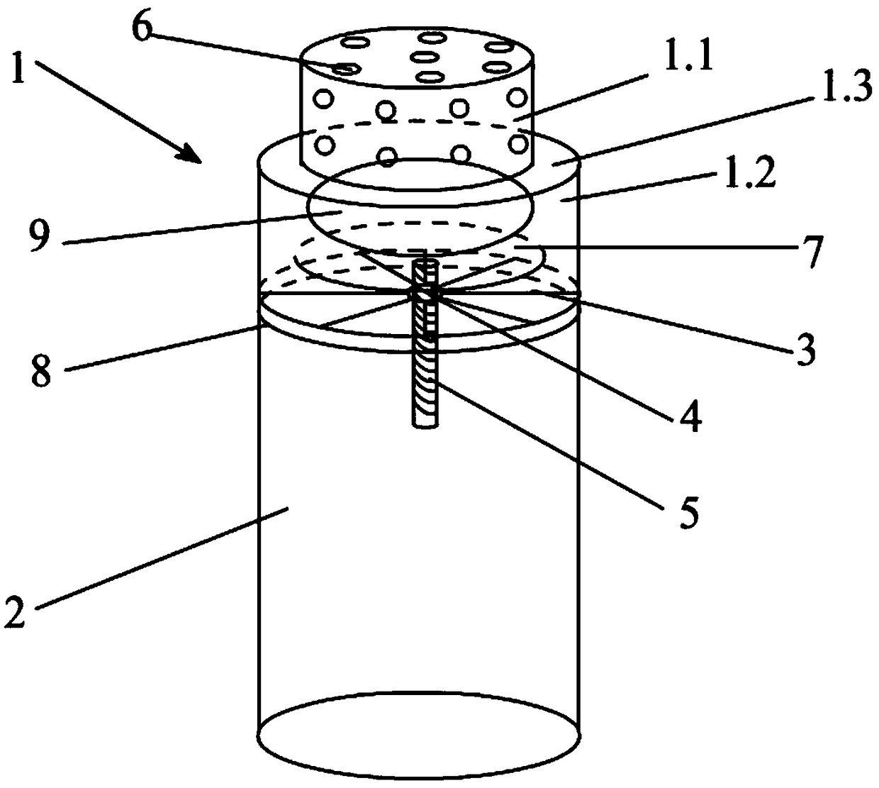 Convenient medicine application device for gynecological external-use medicine