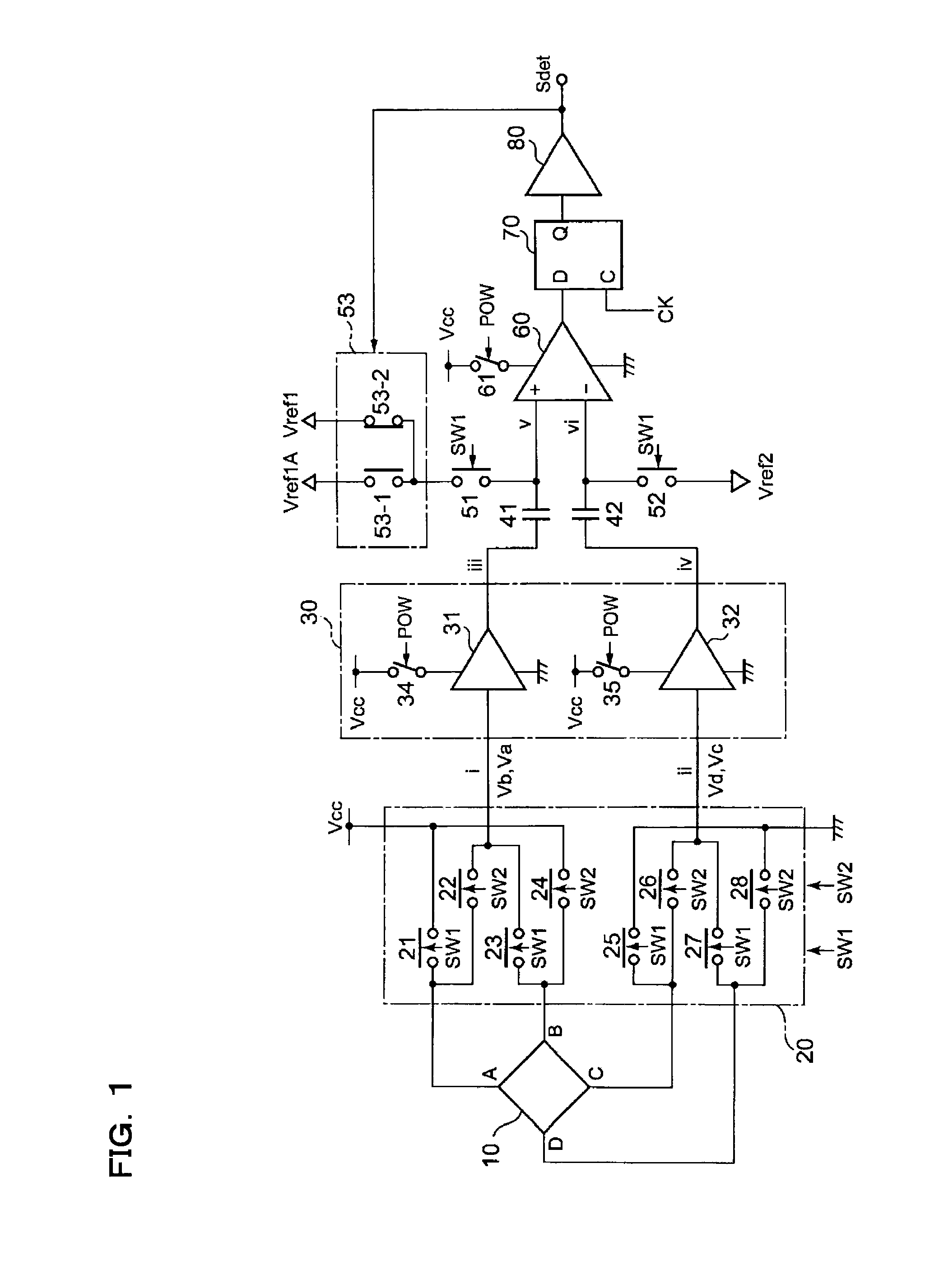 Magnetic sensor circuit, semiconductor device, and magnetic sensor device