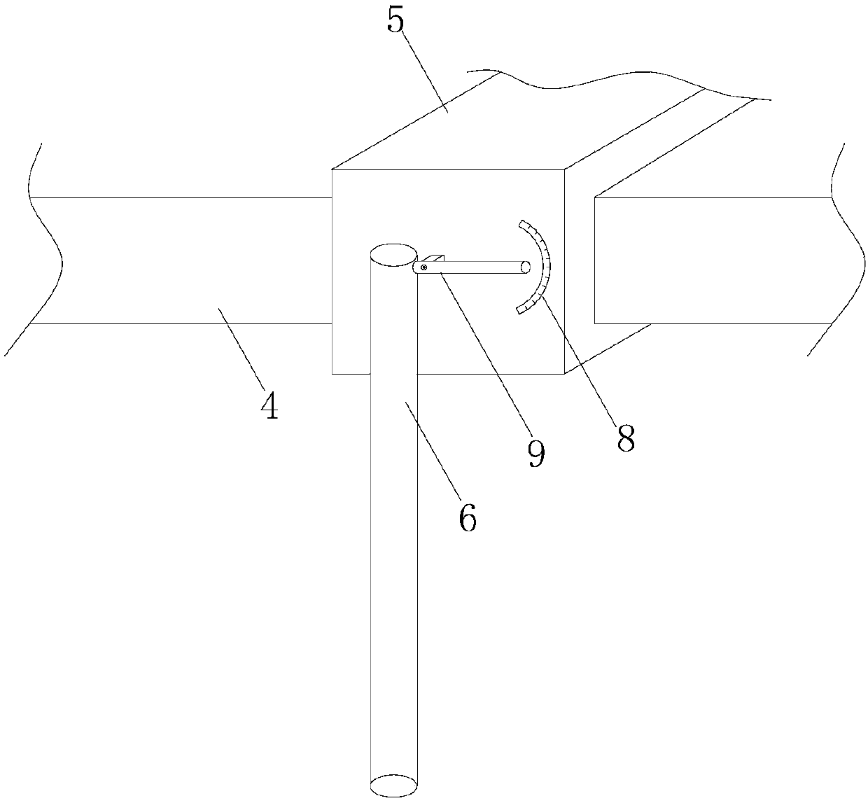 Multi-point multi-directional drop hammer impact device and test method