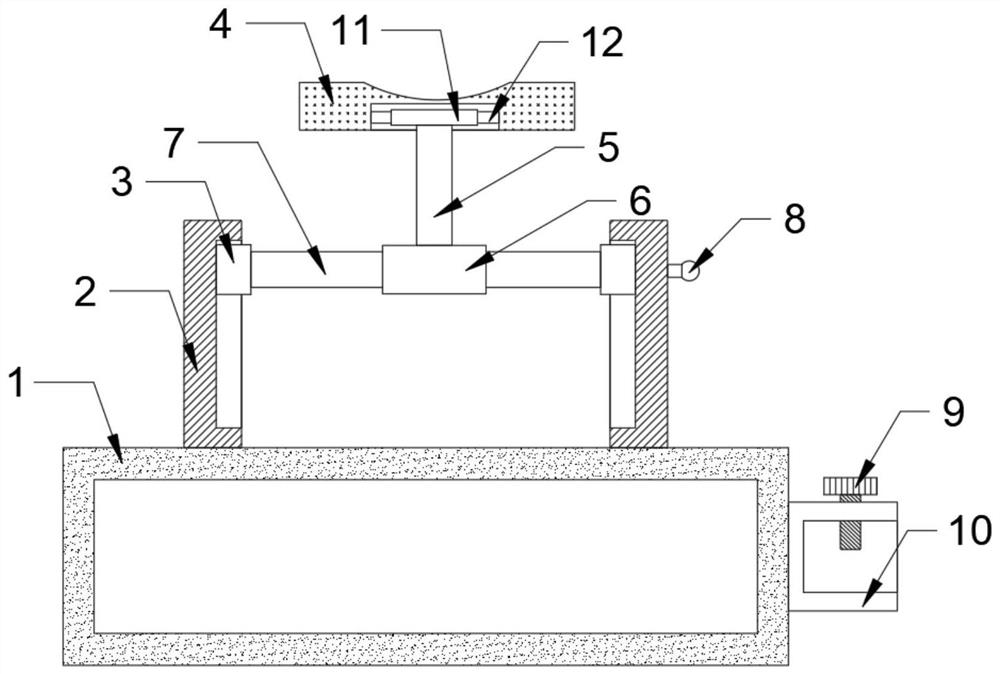 Mandibular bracket convenient to adjust in anesthesia operation