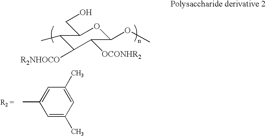 Separating agent for enantiomeric isomers