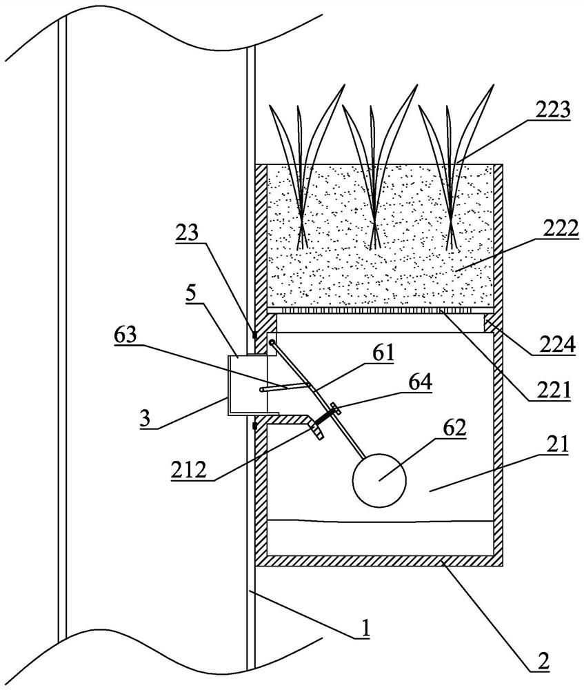 An ecological type easy maintenance water-saving three-dimensional gardening and greening system