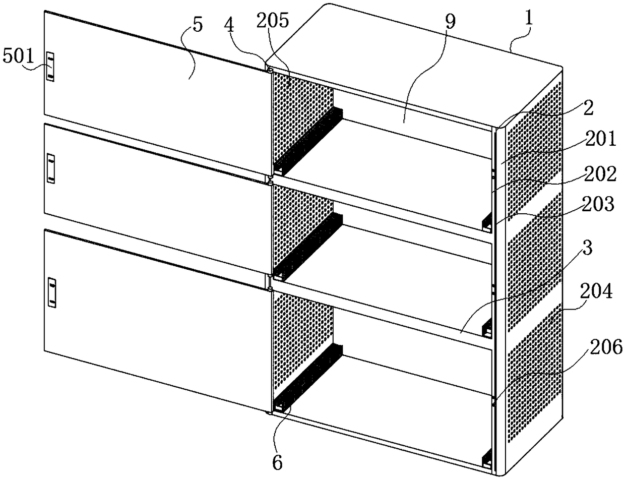 Medical file safety cabinet