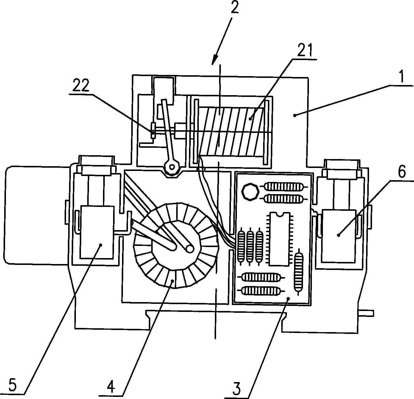 Shunt release capable of being controlled by exterior power-off protection signal