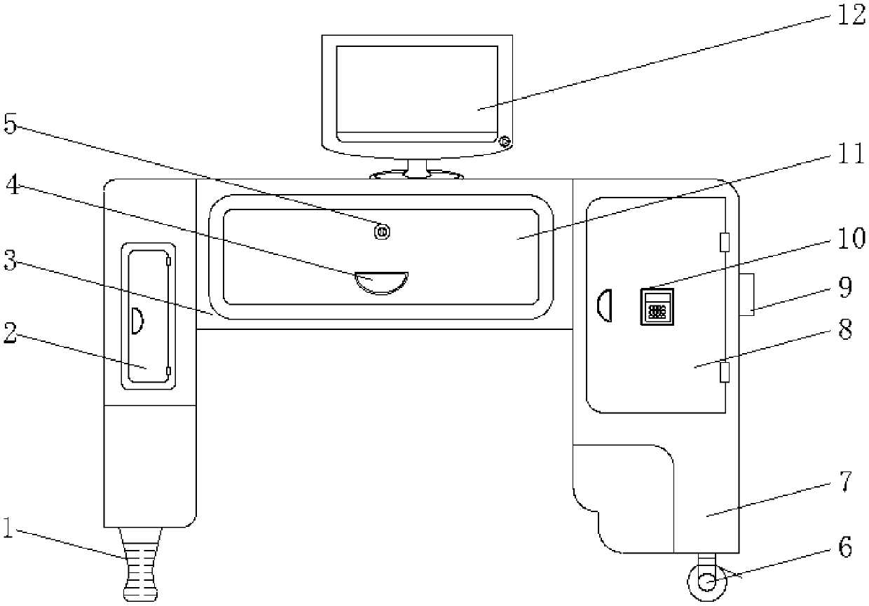 Safety protection device for computer information