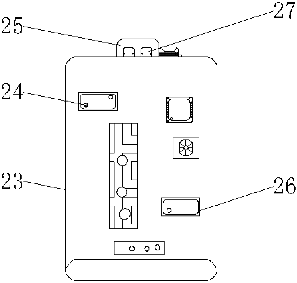 Safety protection device for computer information