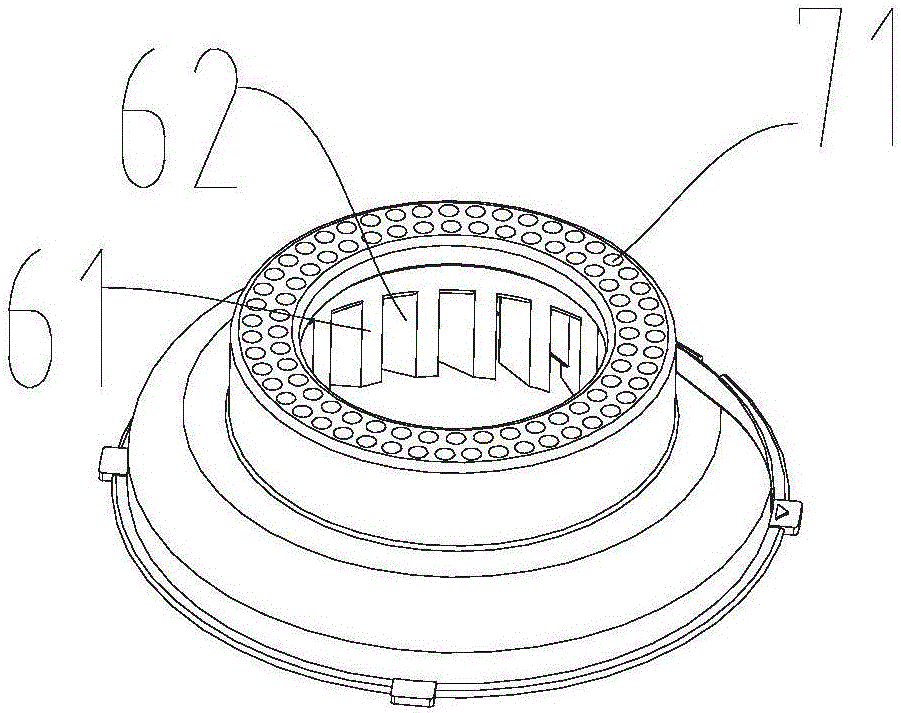 Motor noise reduction structure