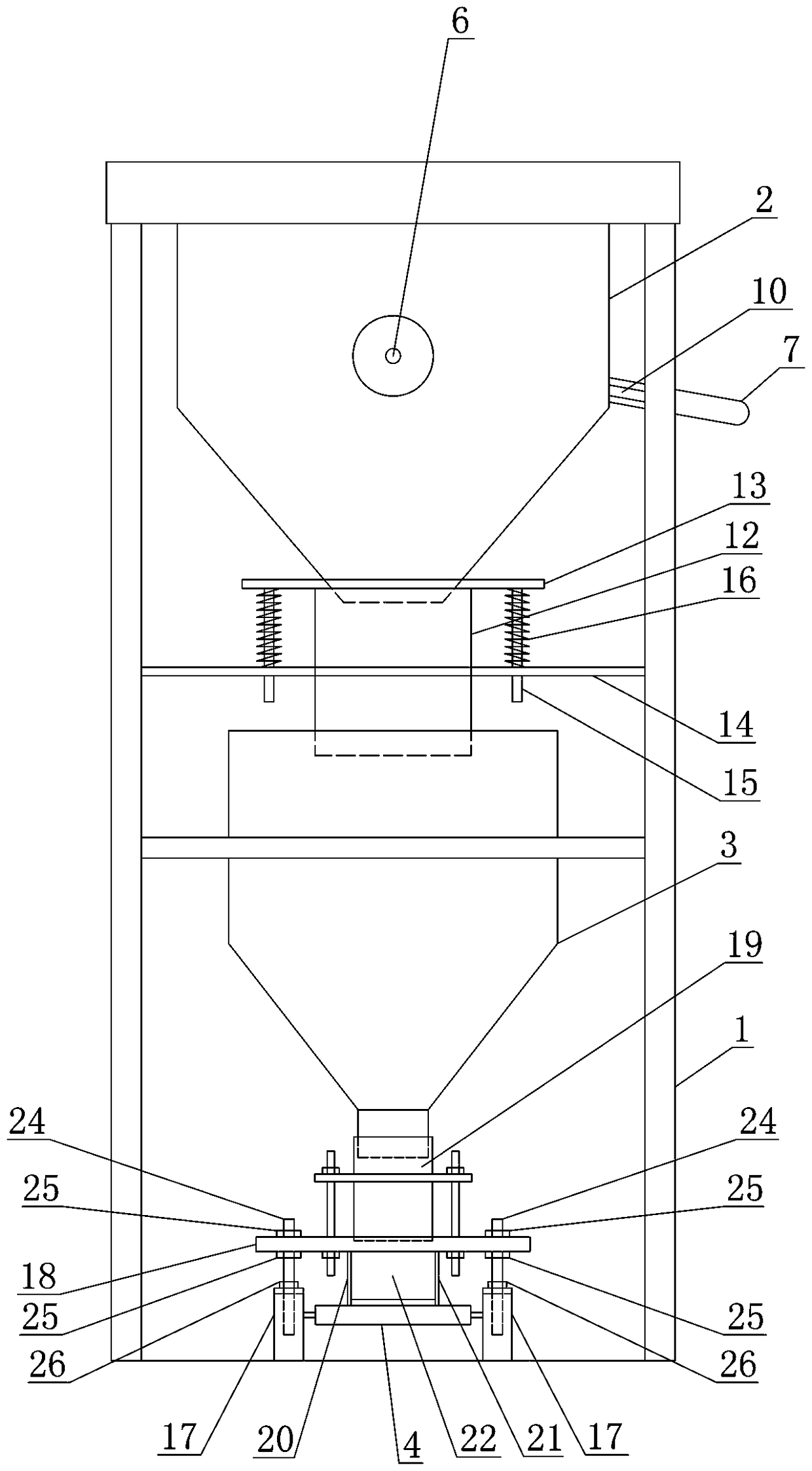 Feeding device in wire welding machine