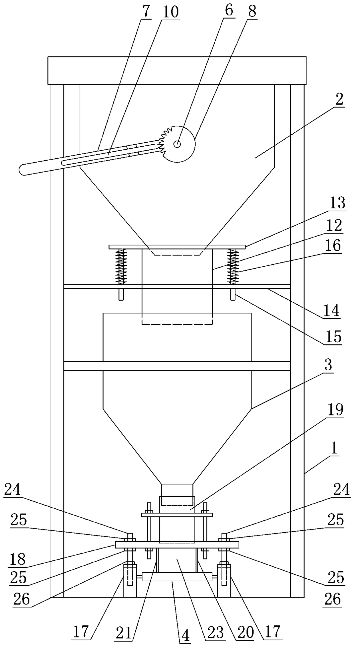 Feeding device in wire welding machine