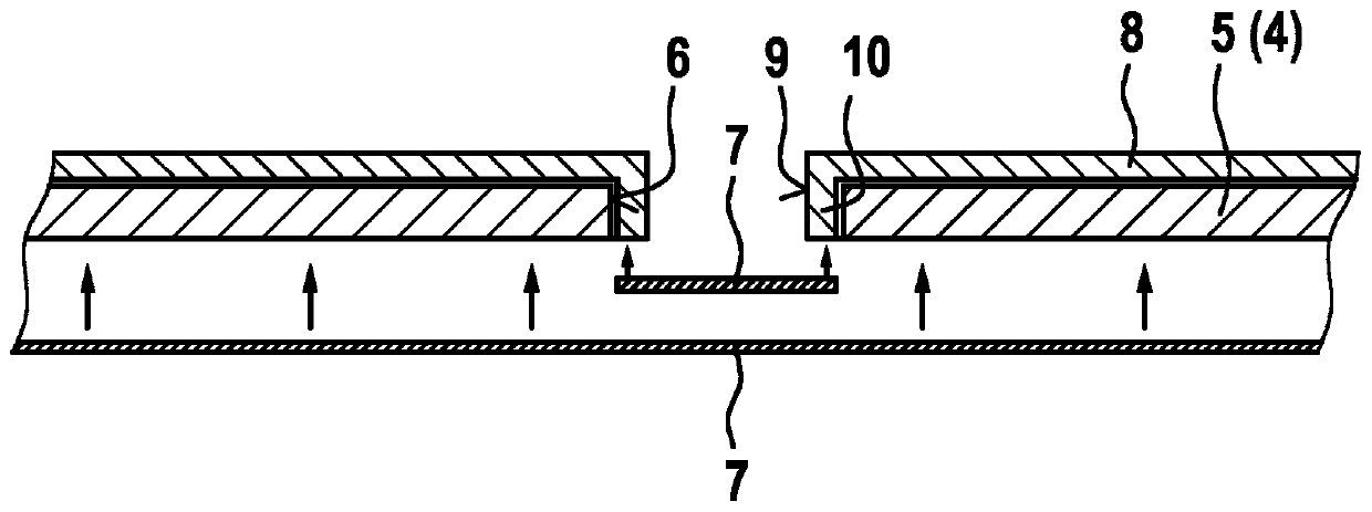 Motor vehicle having device for airborne sound acoustic sensing of surroundings of motor vehicle