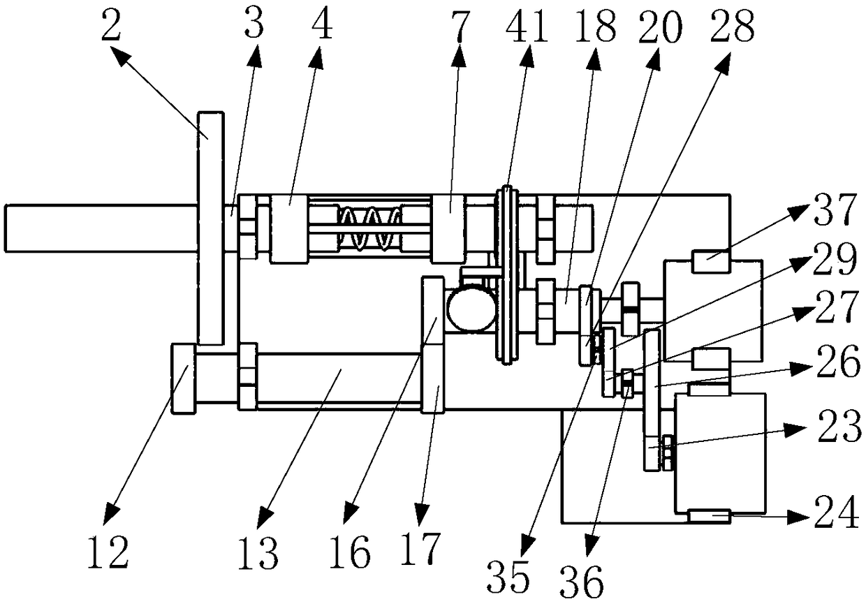 Rotating shaft locking energy-storage mechanism used for shared fitness equipment