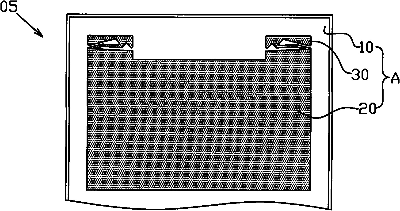 Membrane device with electromagnetic interference resisting and signal receiving and transmitting functions and molding method