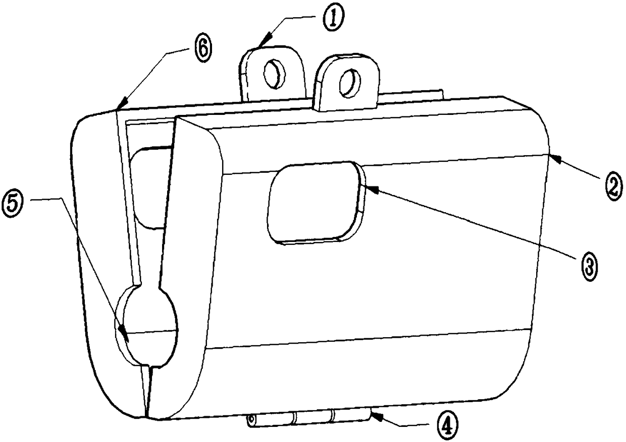 Gas supply small valve protection device of pneumatic valve