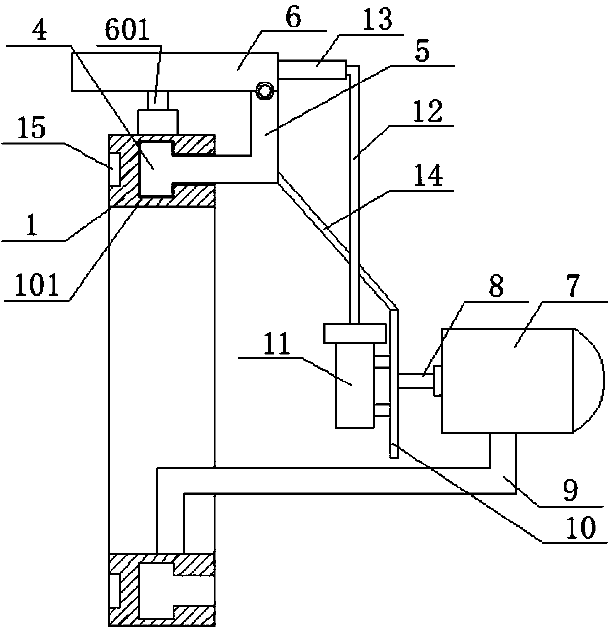 Device used for maintaining and cleaning cutting parts of computer numerical control machine tools