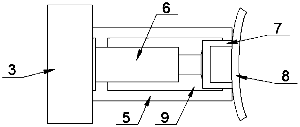 Brake abrasive disc performance detection device