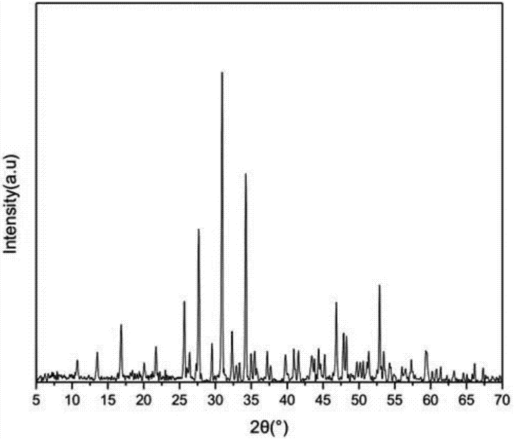 Method for preparing different particle sizes of porous beta-TCP microspheres by oil-in-water type solid emulsification