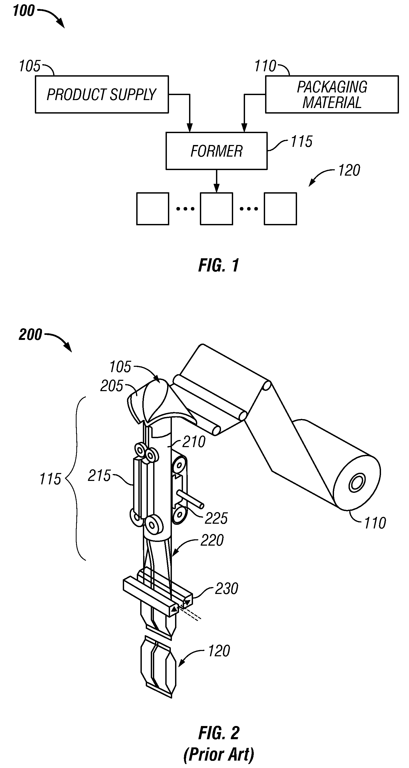 Apparatus and method for mounting a bag former