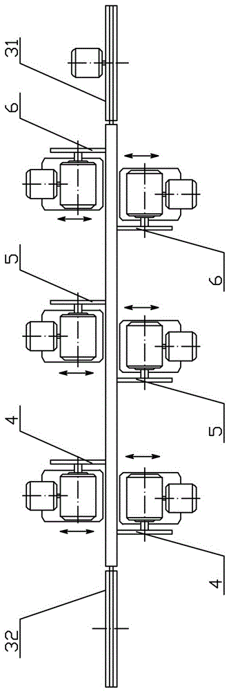 Double-edged four-angle blade continuous automatic grinding machine