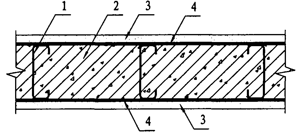 Light steel-concrete combination structure shear wall and manufacturing method thereof