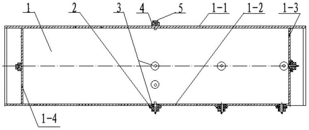 Shrink ratio equivalent test model for explosion effect in warship cabin