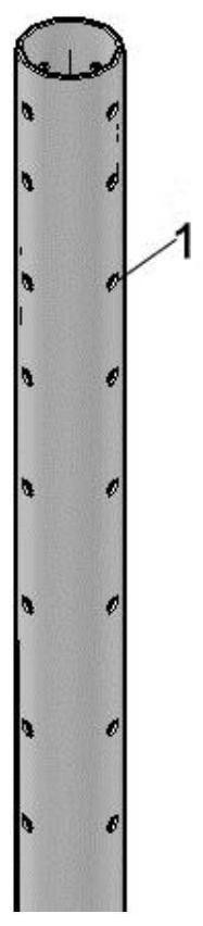 Microorganism grouting drainage solidification pile and construction method and application thereof