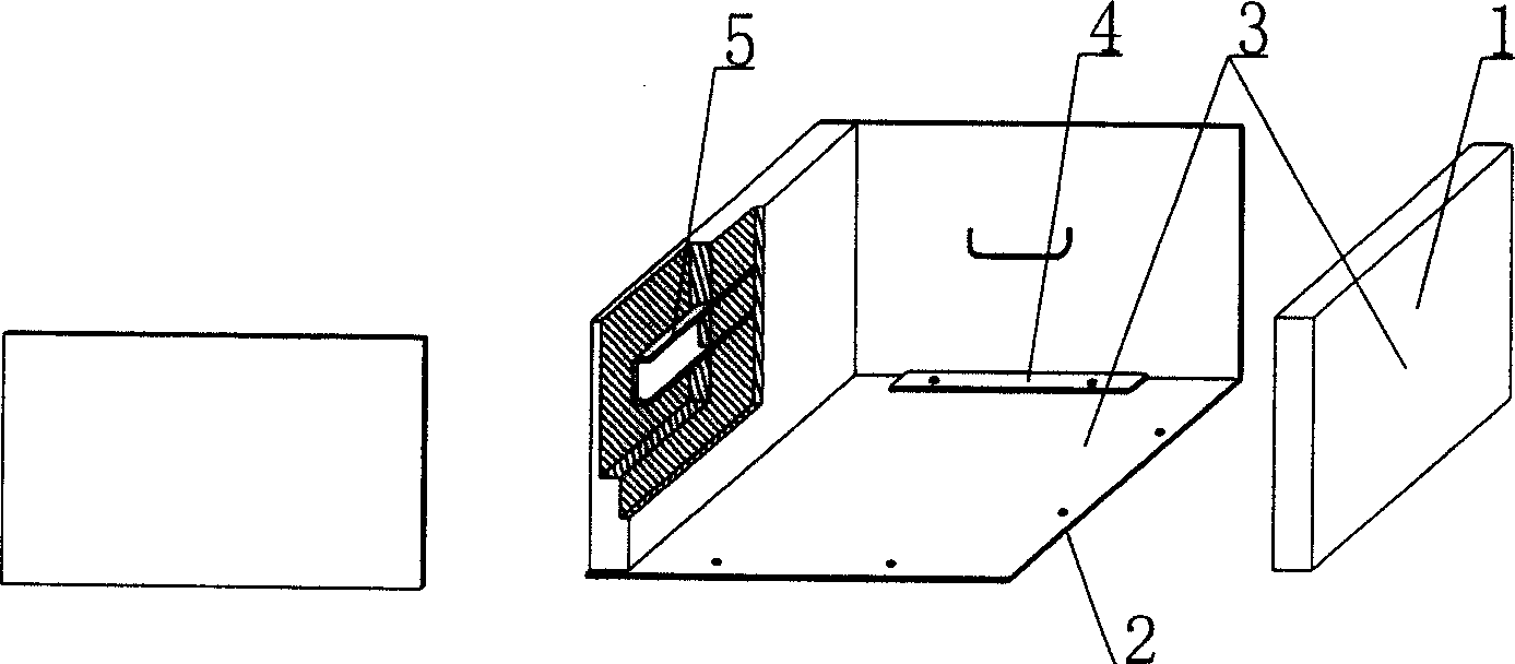 Forming die for component of die body