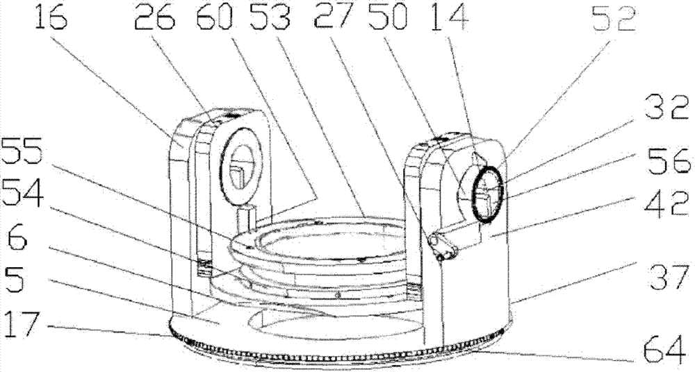 Center regulating rotary table for Helmholtz coil