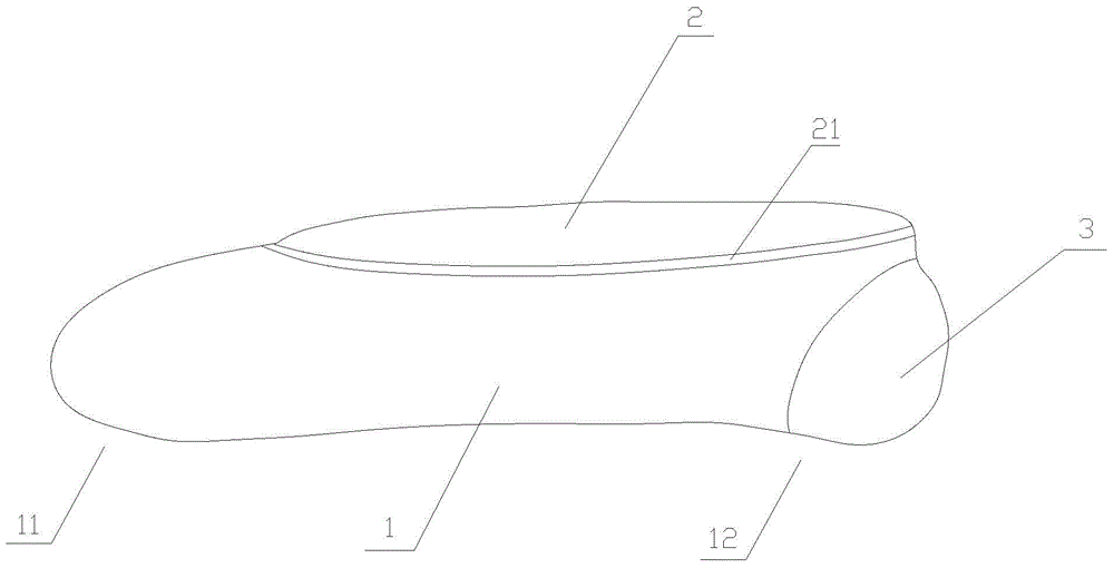 Shallow opening invisible socks and producing method of shallow opening invisible socks