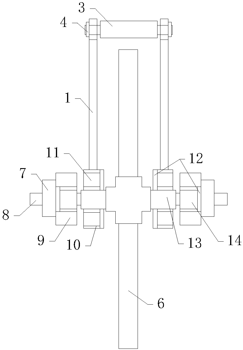 Bicycle rear seat with supporting foot