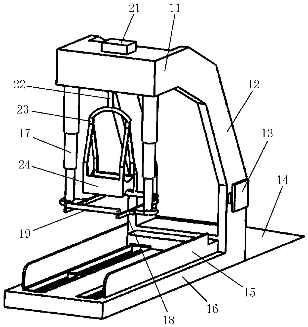 A weight-reducing gait rehabilitation training robot