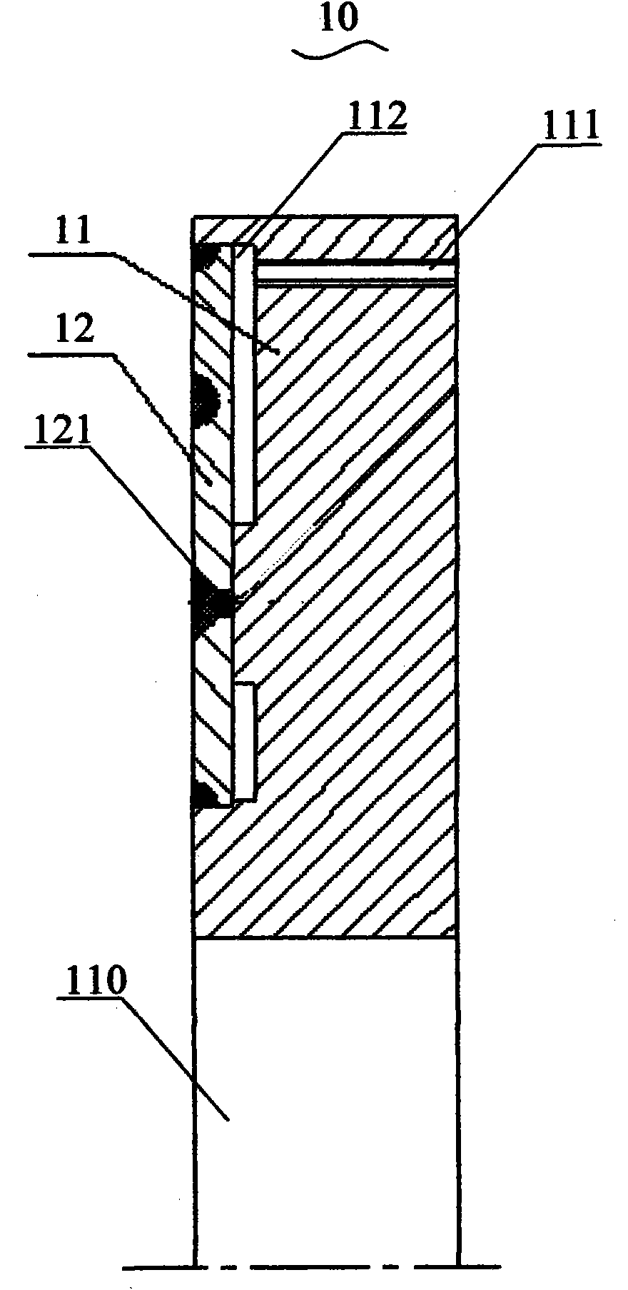 Water-cooled motor and anti-tympanites method of water-cooled end cover body of water-cooled motor